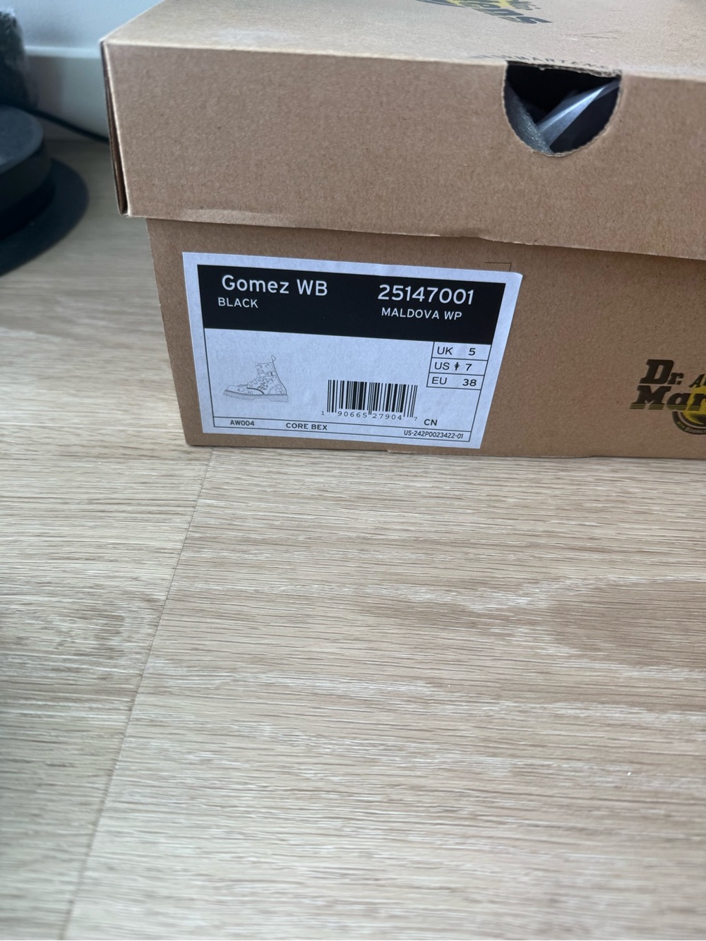 Dr. Martens Black Gomez WB Moldova WP Boxed Boots